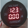 Voltmètre Ambre Meter 2 en 1 LED Numérique pour Voitures Bateaux